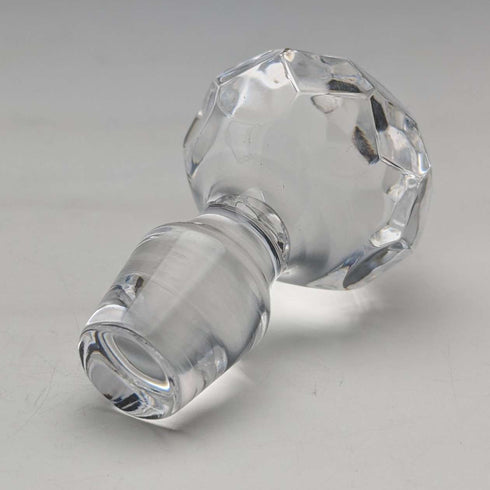 Vintage Sterling Silver Swan Decorated Cut Glass Perfume Bottle
