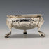 Set of 6 late 19th century British antique silver plate salt dishes