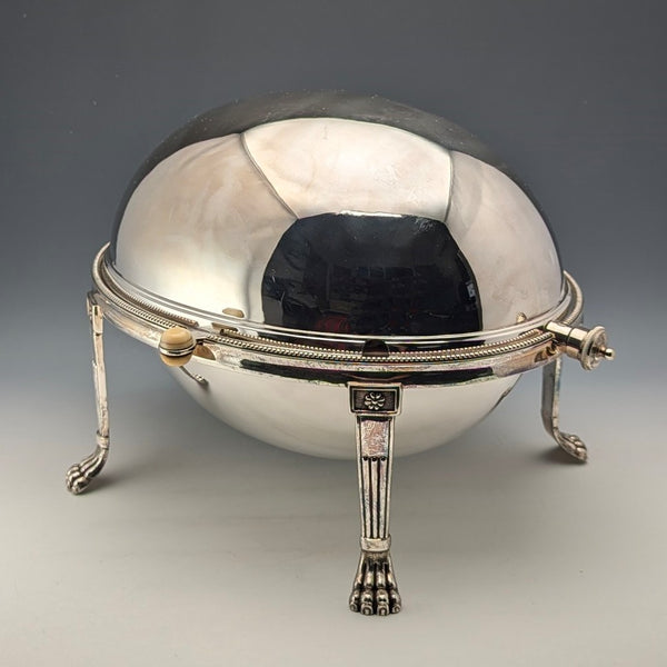 1900年左右英國古董銀盤早餐盤 WALKER&HALL