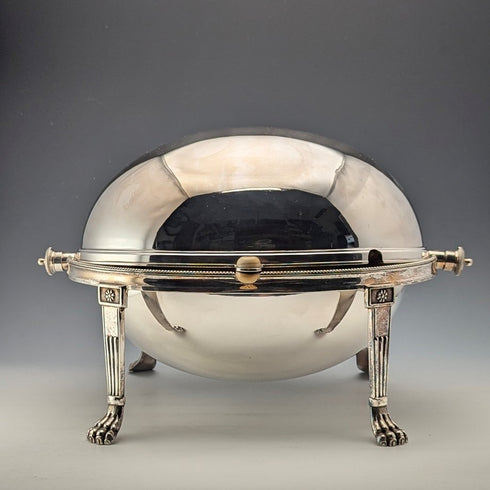 1900年頃 英国アンティーク シルバープレート製 ブレックファーストディッシュ WALKER&HALL