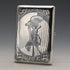 Circa 1900 Russian Antique 875 Silver Niello Decorated Cigarette Case 143g