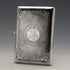 Circa 1900 Russian Antique 875 Silver Niello Decorated Cigarette Case 143g