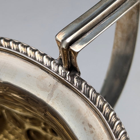 1906 British antique sterling silver sugar pot 208g John Rose