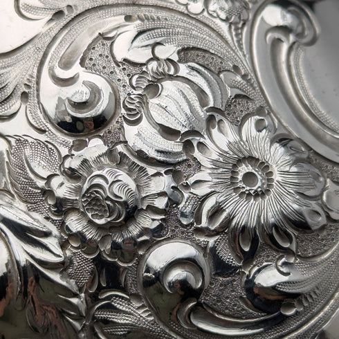 1890年頃 英国アンティーク シルバープレート製ティーポット George Cutts