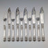 1885 British Antique Silver Plate Fish Cutlery 5 Pair Allen and Darwin