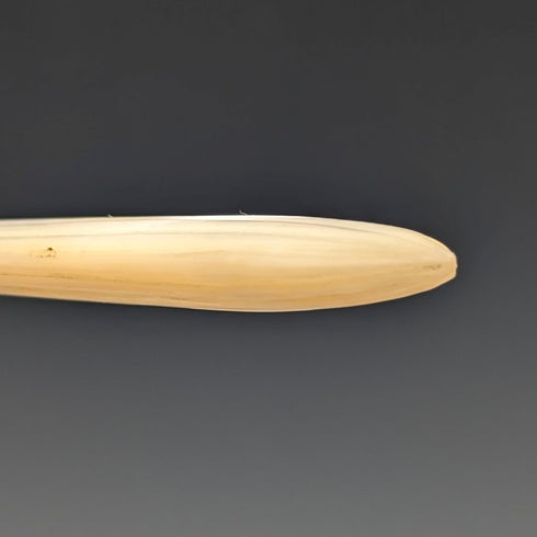 1906 British antique carved mother-of-pearl handles, pure silver blades, dessert cutlery, 6 pairs, William Hutton, wooden box