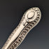 1902 British antique pure silver dessert cutlery, 6 pairs, total 466g, P Ashberry & Sons, wooden box
