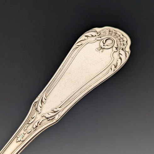 1900 French antique silver plate cutlery set, 11 pairs, SFAM