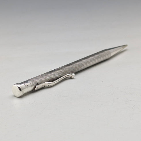 1955 British Yard O'Red Sterling Silver Push-Pull Pencil in Case
