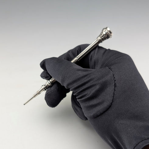 1900年頃 アンティーク シルバー製 推進式ペンシル 86-110mm