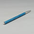 Vintage Sterling Silver & Blue Guilloche Enamel Mini Push-Pull Pencil