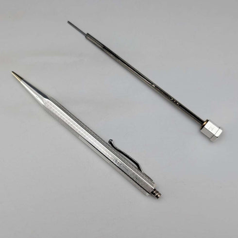 1960 英國 Yard O 紅色純銀自動鉛筆六角型