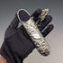 1895 British antique sterling silver chatelaine eyeglass case by Colen Hewer