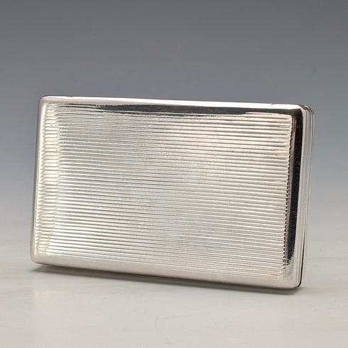 19世紀 オーストリア製 812シルバー 浮き彫り装飾 スクエアボックス 103g