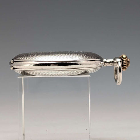 Antique La Maisonette pocket watch, circa 1910, silver side hunter case, in good working order