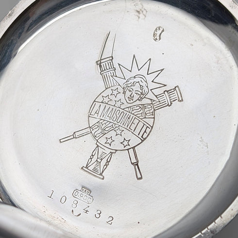 Antique La Maisonette pocket watch, circa 1910, silver side hunter case, in good working order