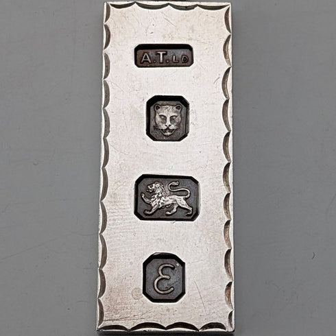 1979 年英國純銀錠吊墜 1/2 盎司純銀項鍊