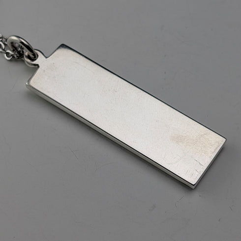 1977 年英國不列顛尼亞銀錠吊墜 1/2 金衡盎司項鍊含