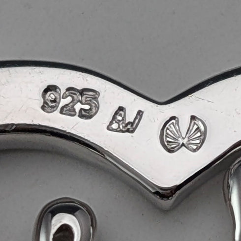 復古純銀吊墜雨雲設計 13.5 克帶項鍊