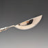 1902 British antique sterling silver spoon pair 110g John Millward Banks