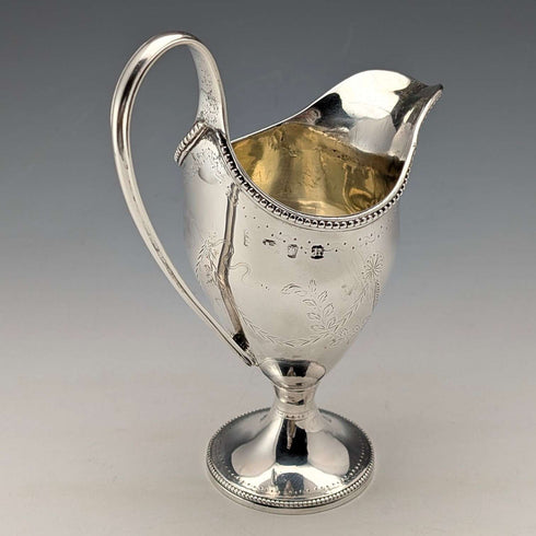 1783年 英国アンティーク 純銀製クリームジャグ 113g Samuel Meriton II