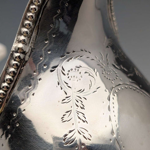 1783年 英国アンティーク 純銀製クリームジャグ 113g Samuel Meriton II
