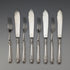 1907 British Antique Silver Plate Cutlery Pair of 4, Walker & Hall