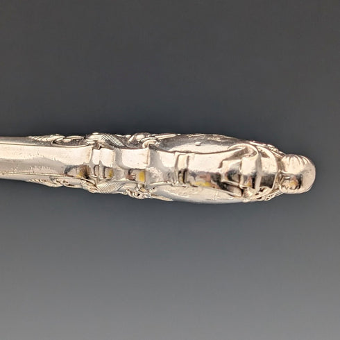 Late 19th Century British Antique Silver Plate Handle Cutlery 7 Pair by John Gilbert