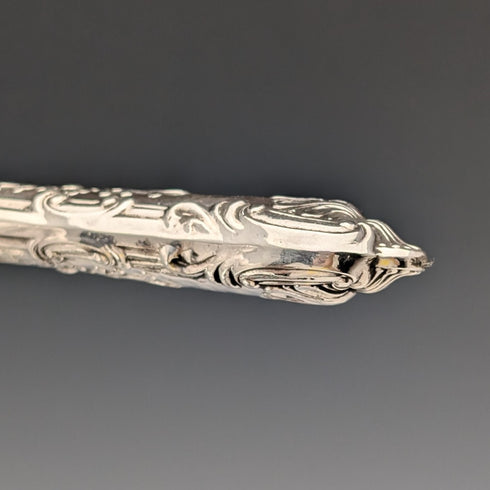 1909年 英国アンティーク 純銀製ハンドル フィッシュカトラリー6ペア Harrison Fisher