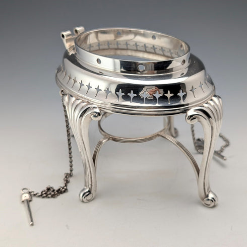 1900年頃 英国アンティーク シルバープレート製 ティーケトルセット Daniel&Arter