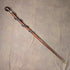 Vintage Snake Decorated Brown Shaft Knob Handle Walking Stick Cane 90cm
