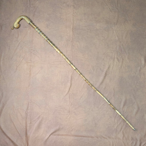 British vintage horn shaft horn handle walking stick 94cm