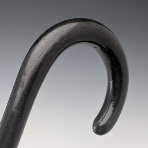 英國古董黑軸彎柄手杖 90 厘米