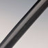 Antique British black shaft curved handle walking stick 90cm