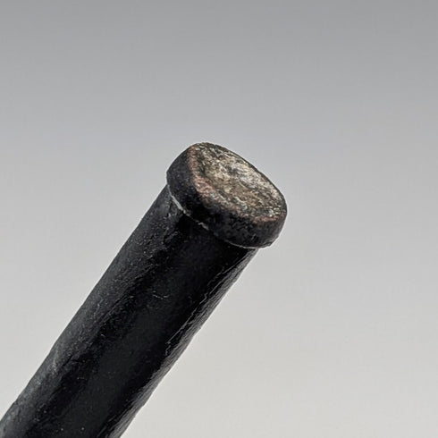 英国ヴィンテージ ブラックシャフト 丸ハンドル ステッキ 杖 92cm