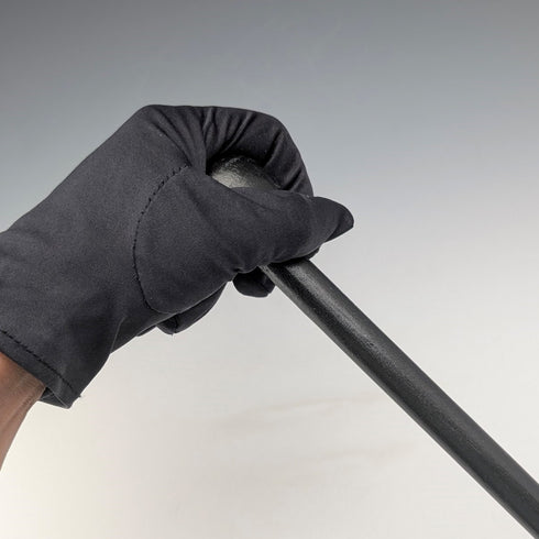 英国ヴィンテージ ブラックシャフト 丸ハンドル ステッキ 杖 92cm