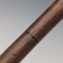 Antique British gentleman's brown shaft curved handle walking stick 78cm