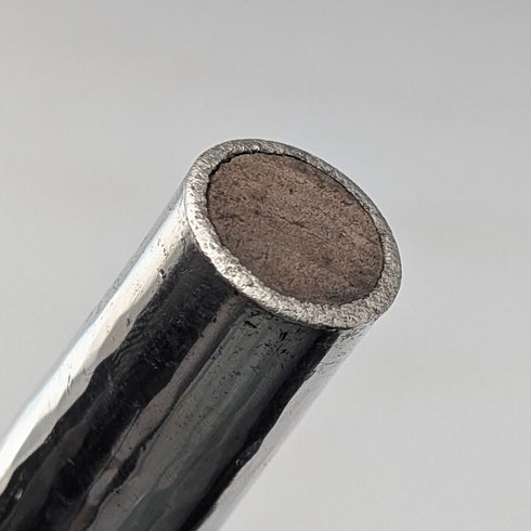 復古超厚舌軸純銀圓柄手杖 86 厘米