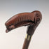 British vintage natural brown shaft bird head handle walking stick 89cm
