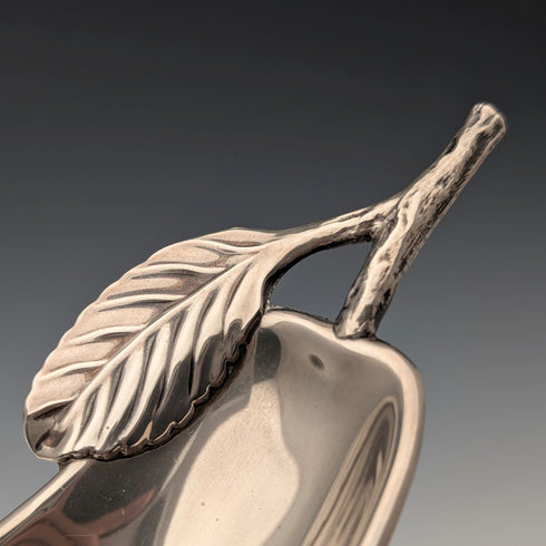 英國復古鍍銀梨形堅果盤