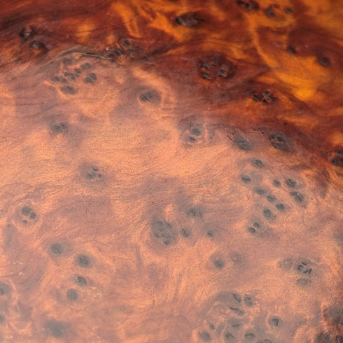 Vintage British wooden laminated box