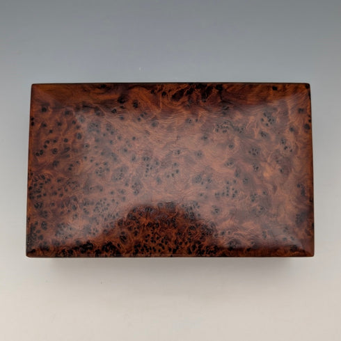 Vintage British wooden laminated box