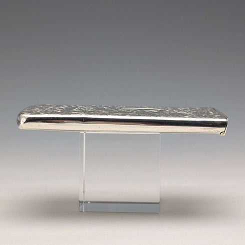 1897 British antique sterling silver sliding card case 80g HENRY WILLIAMSON
