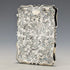 1856 British antique sterling silver card case 66g Frederick Marson