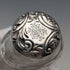 Circa 1900 British antique sterling silver screw-top glass bottle pair