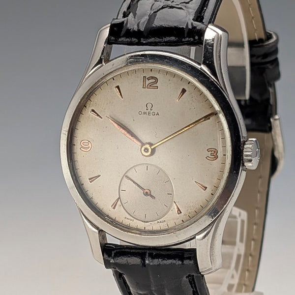 1947 Omega 2488-2 Men's mechanical wristwatch Cal.30T2PC 35mm stainless steel case