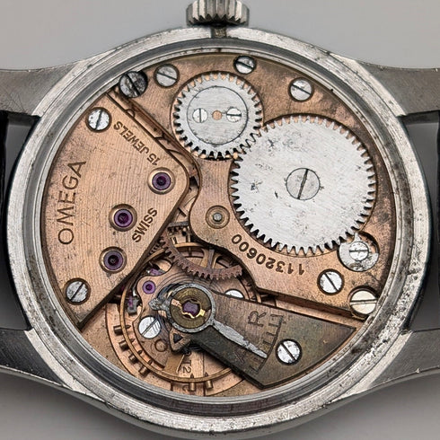 1947 Omega 2488-2 Men's mechanical wristwatch Cal.30T2PC 35mm stainless steel case