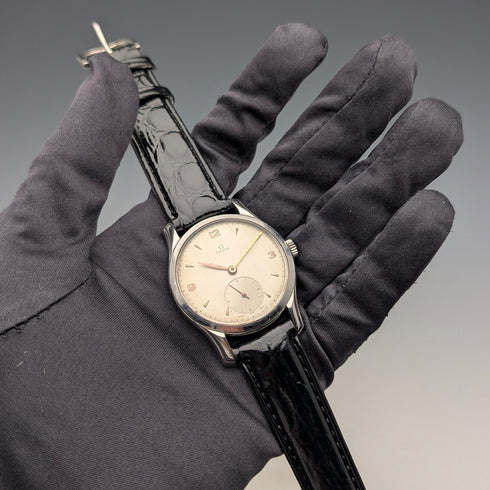 1947 Omega 2488-2 Men's mechanical wristwatch Cal.30T2PC 35mm stainless steel case