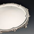 Late 19th Century British Antique Silver Plate Card Tray, Diameter 19cm