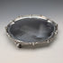 Late 19th Century British Antique Silver Plate Card Tray, Diameter 19cm
